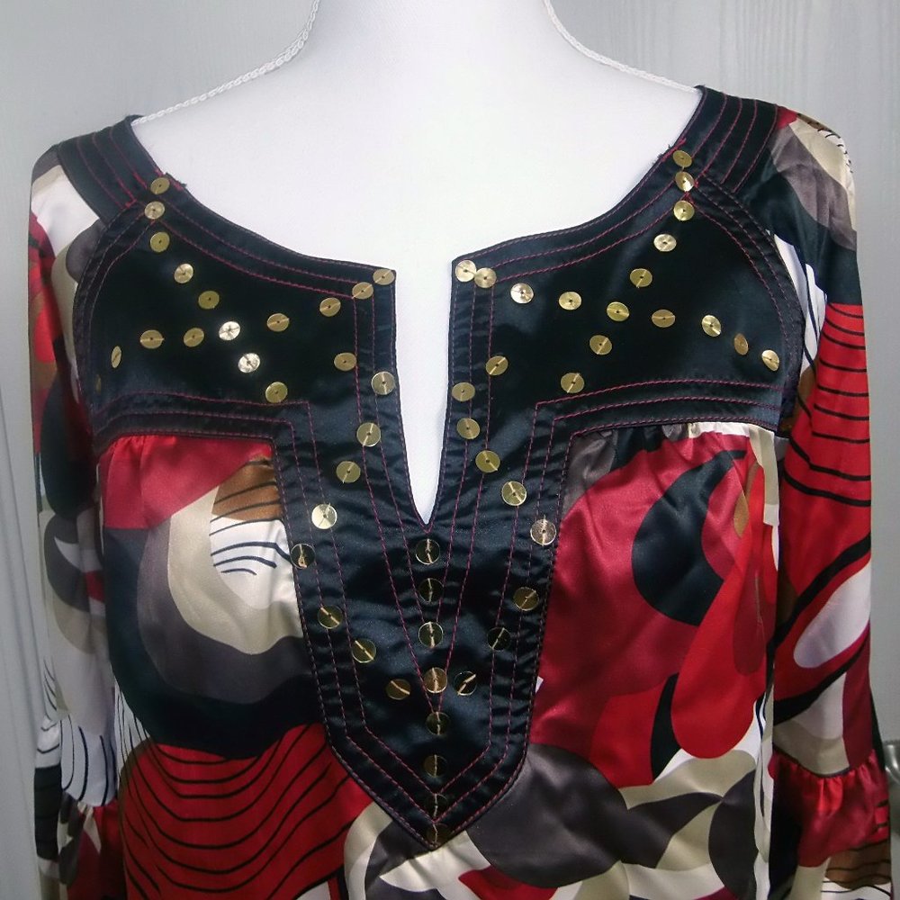 Closet clean out:  Bill Blass Rayon Top